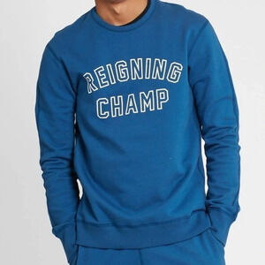 REIGNING CHAMP Varsity Crewneck Mid Weight Terry
Court blue/white Men Sweatshirt